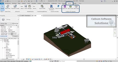 Solved: STL Exporter for REvit 2017 .